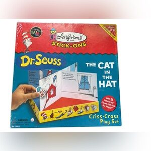 🔥NEW IN SEALED BOX Colorforms Dr. Seuss The Cat In The Hat Criss-Cross Play Set